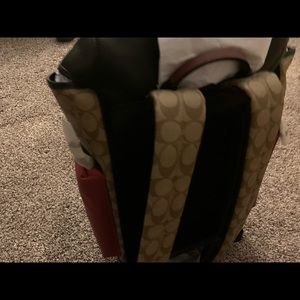 coach ranger backpack in colorblock signature canvas